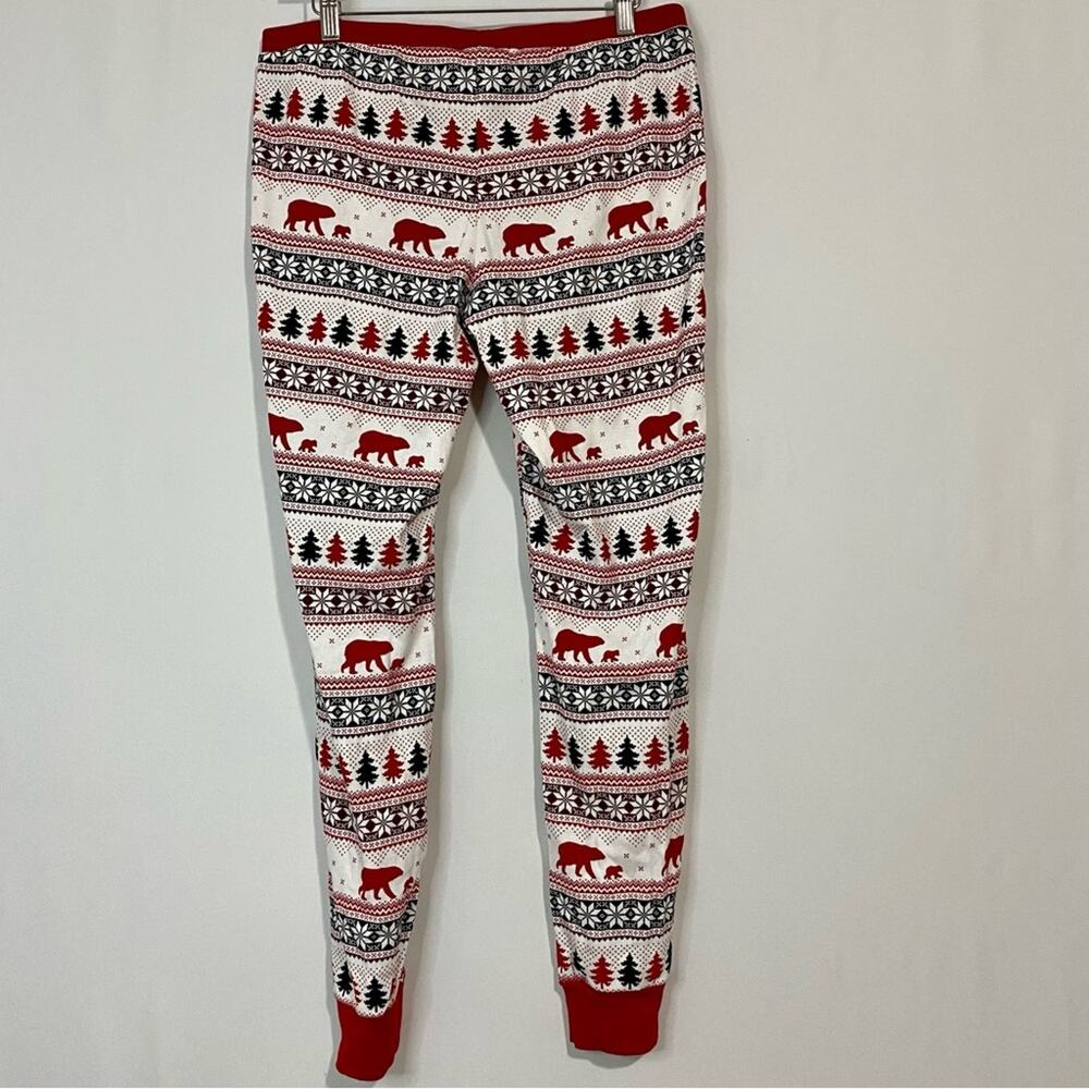 Wondershop Women’s Christmas Bear Tree Print Sleepwear Pants Red & White NWOT - Picture 5 of 5